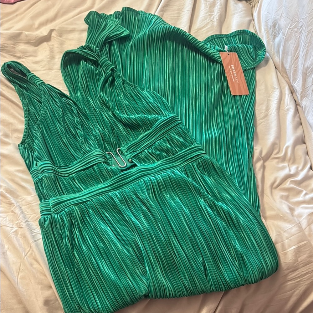 SHEIN Green Maxi Dress